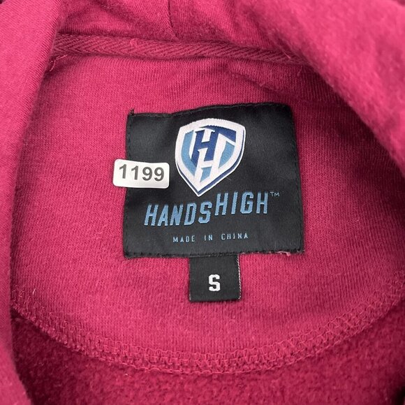 ASU Arizona State Sun Devils Womens Maroon Pullover Hoodie Sweatshirt Pocket S - Picture 7 of 12